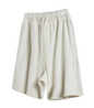 Loose Edge Cotton Shorts - Coffee