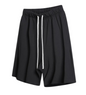 Loose Edge Cotton Shorts - Coffee