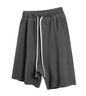 Loose Edge Cotton Shorts - Coffee