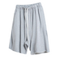 Loose Edge Cotton Shorts - Coffee