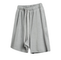 Loose Edge Cotton Shorts - Coffee