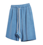 Loose Edge Cotton Shorts - Grey Apricot