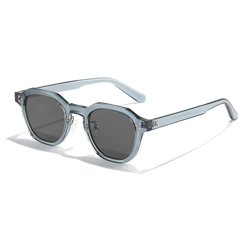 Retro Frame Sunglasses - Green Tea